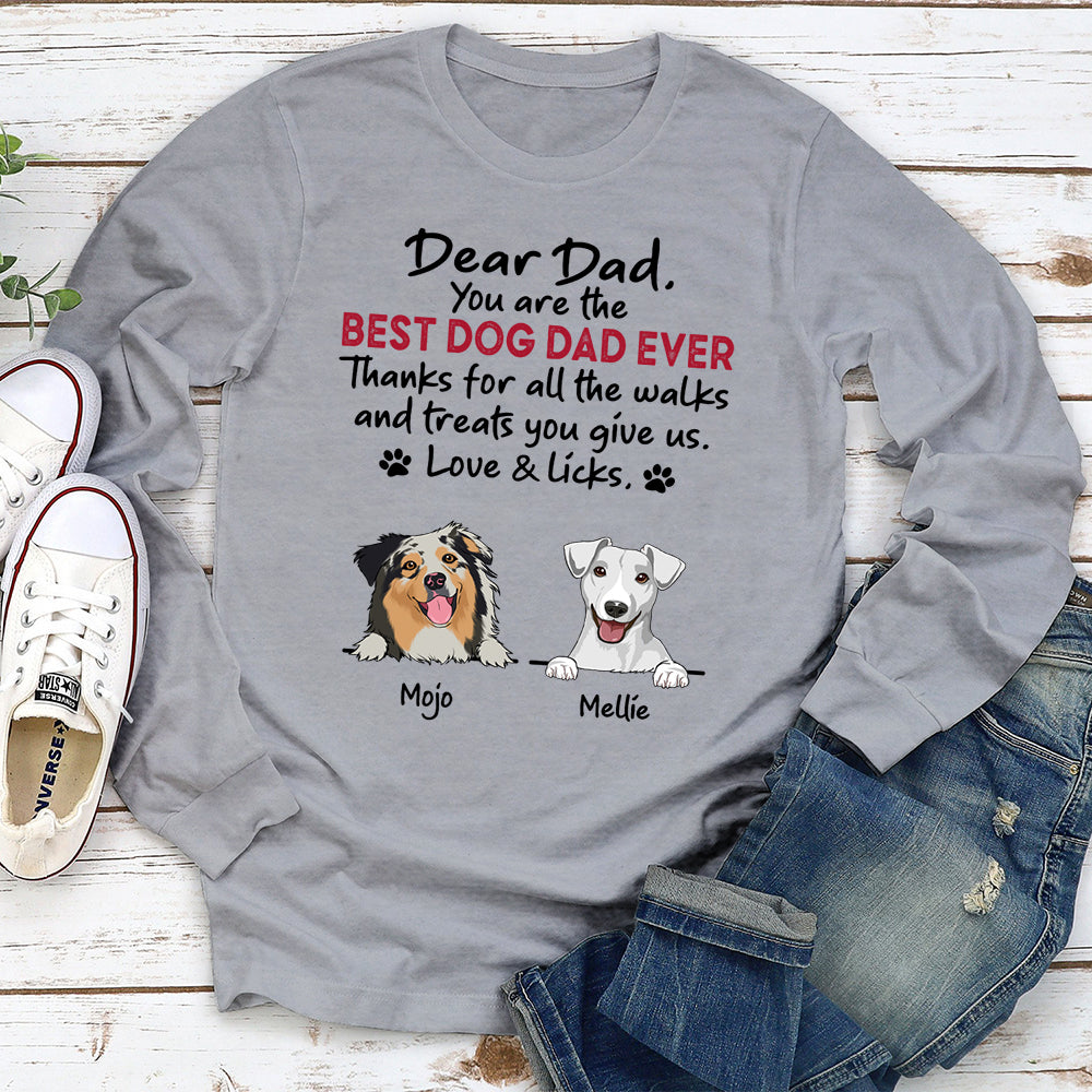 Walks And Treats - Personalized Custom Long Sleeve T-shirt