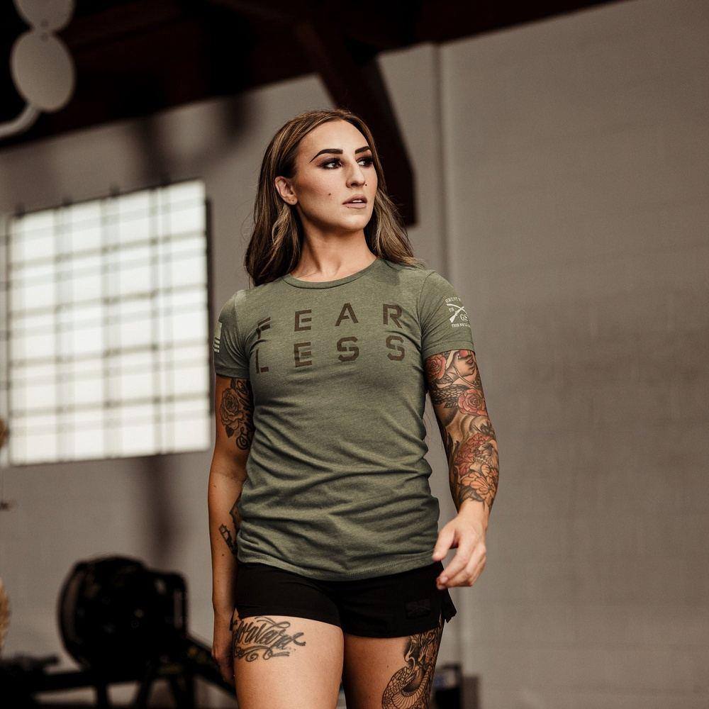 Fear Less Training Shirt for Women | Grunt Style