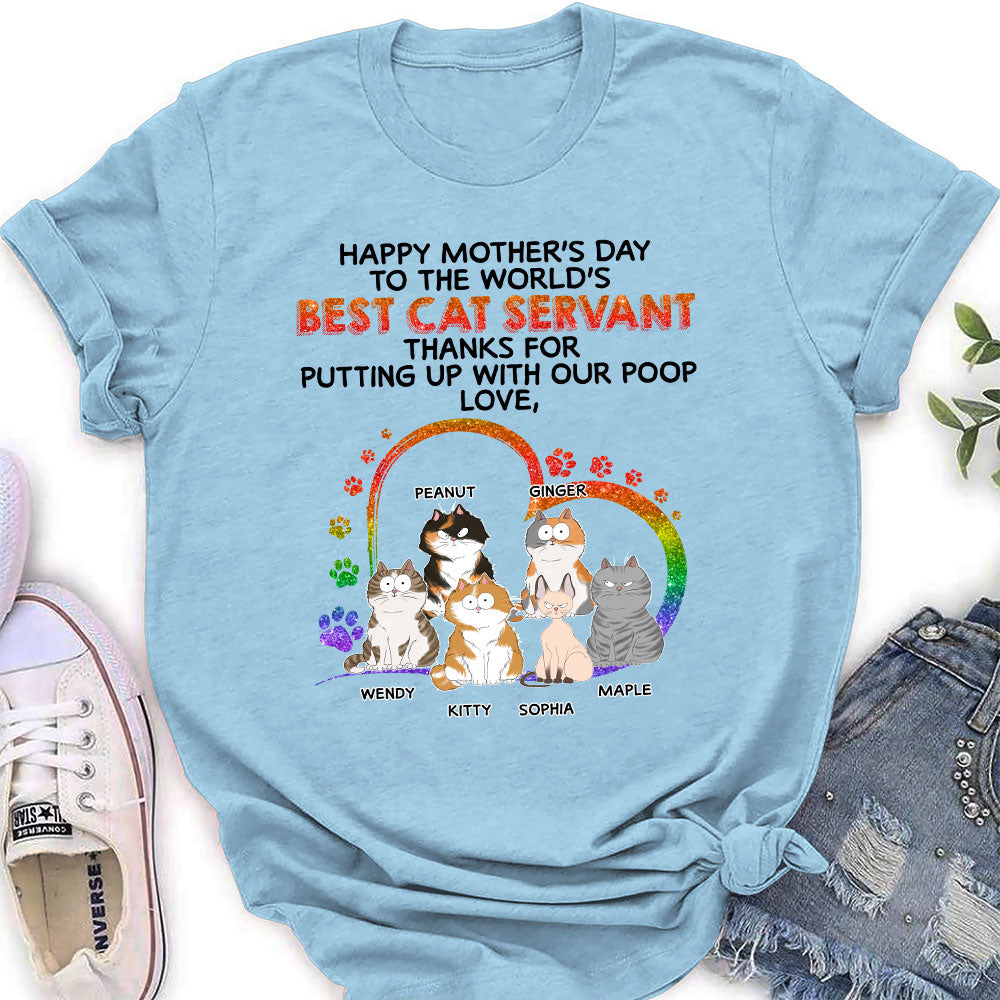 With Our Poop - Personalized Custom Women's T-shirt