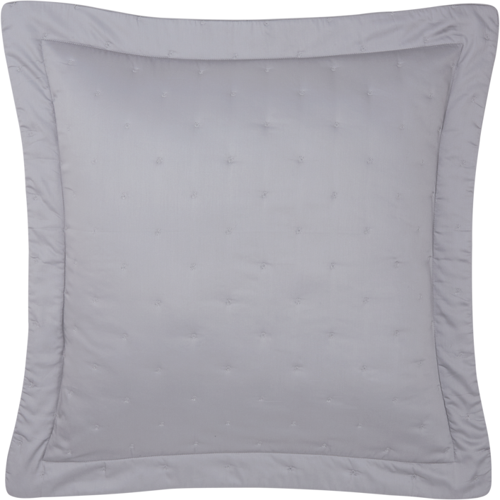 Yves Delorme Triomphe Quilted Bedding Euro Sham Front Platine Fine Linens