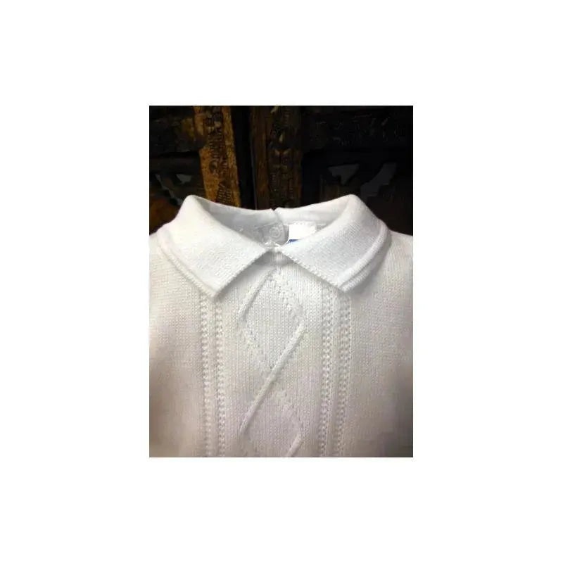 Will' Beth White Knit Romper