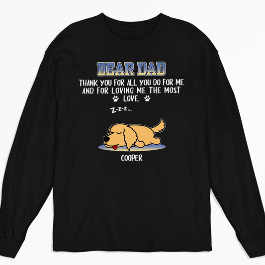 You Do Everything For Me - Personalized Custom Long Sleeve T-shirt