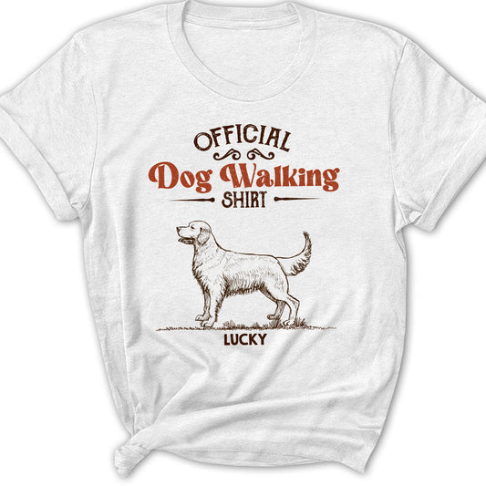 Vintage Walking Shirt - Personalized Custom Women's T-shirt