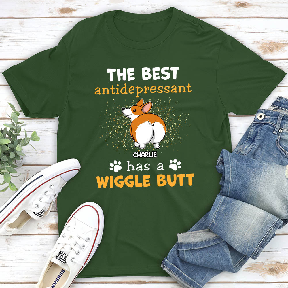 Wiggle Butt - Personalized Custom Unisex T-shirt