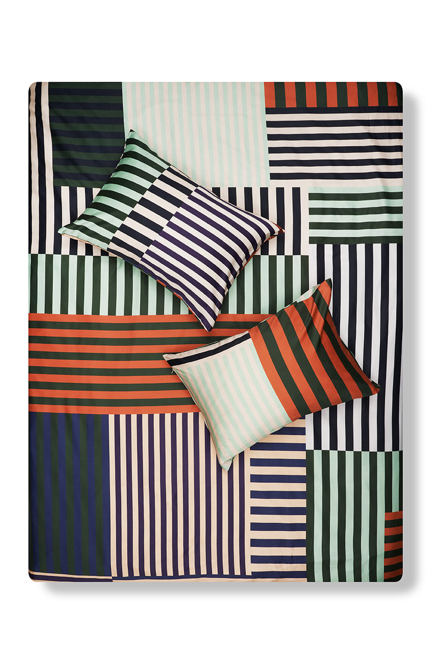 "Aligned Three" Artist Bedding Collection by Céline Cornu