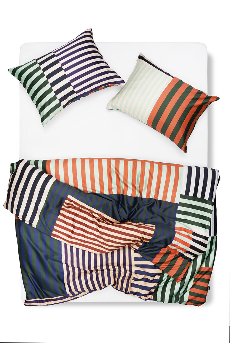 "Aligned Three" Artist Bedding Collection by Céline Cornu