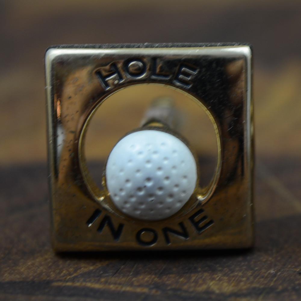 Vintage Swank Hole in One Cufflinks