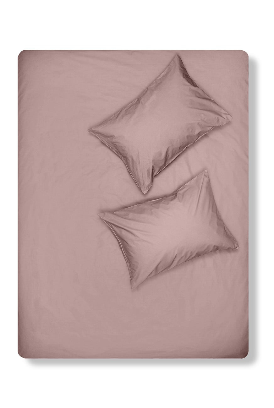 "Dove Grey" Pima Cotton Percale Bedding