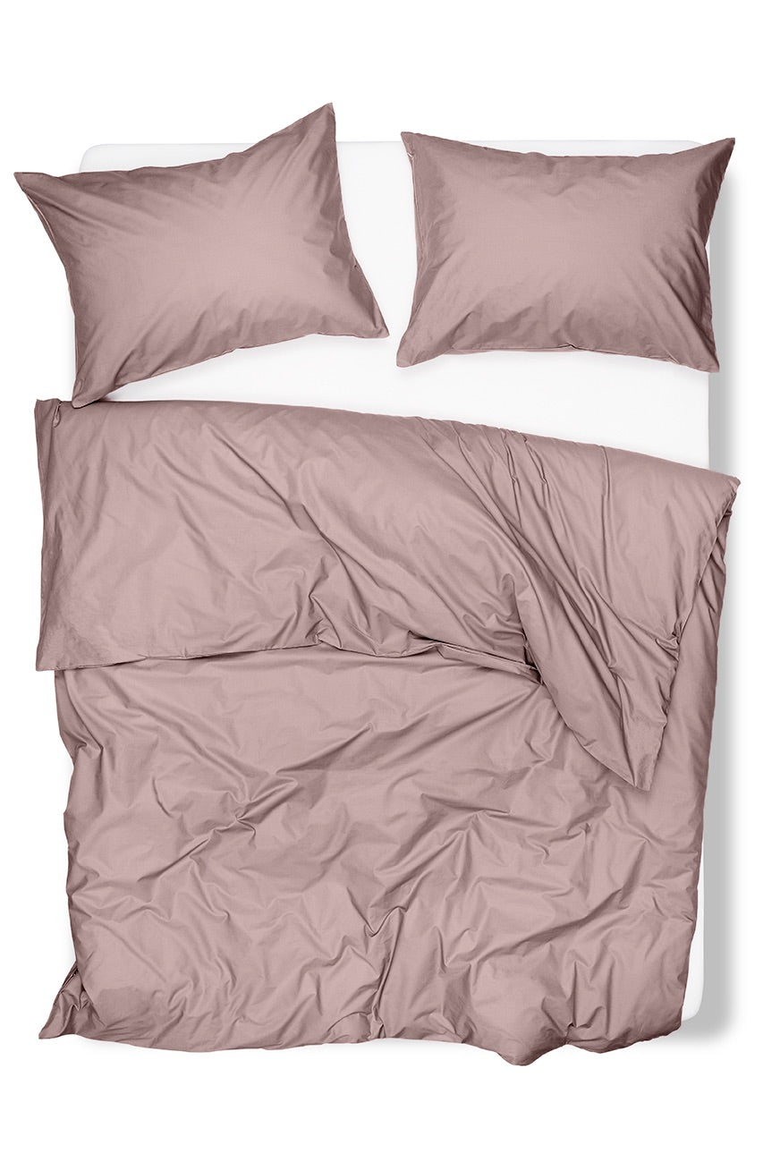 "Dove Grey" Pima Cotton Percale Bedding