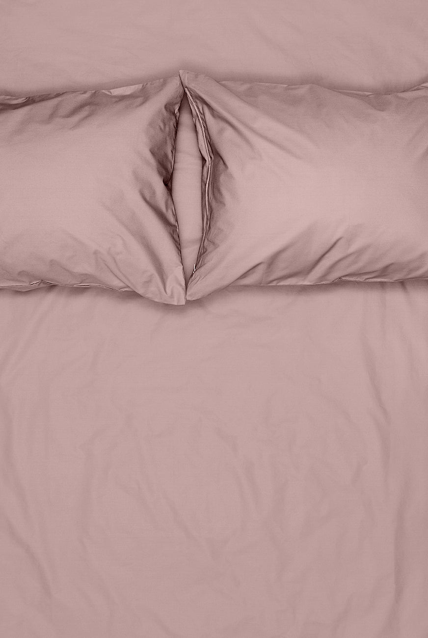 "Dove Grey" Pima Cotton Percale Bedding