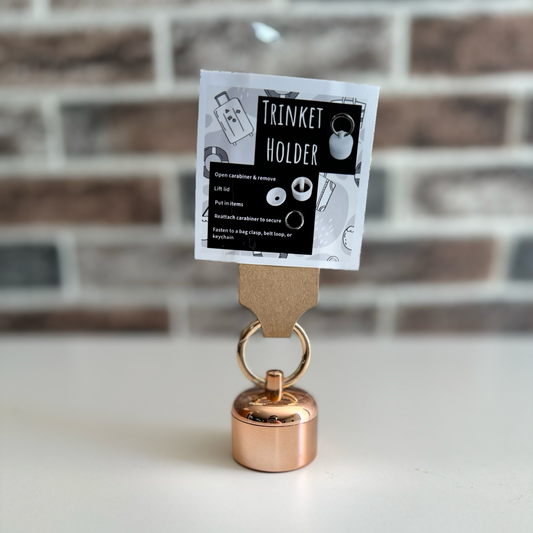 Trinket Holder with Carabiner Clip