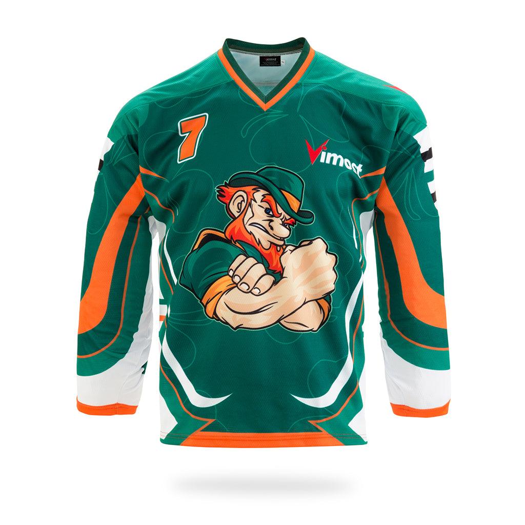 Wolf Design Ice Hockey Jersey with Tiger Snake Portugal Ireland - Animal Amity