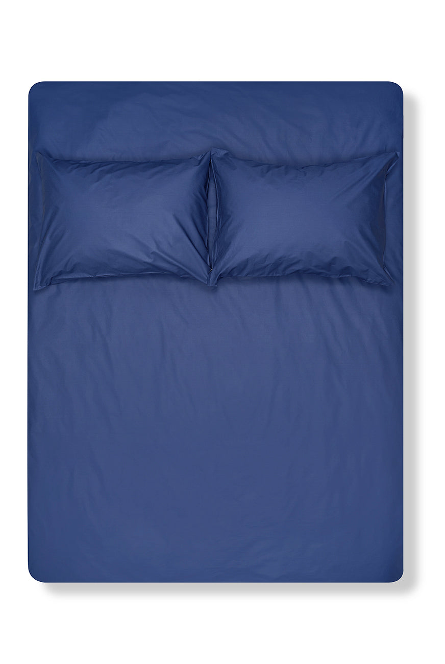 "Marine" Pima Cotton Percale Bedding-Percale Bedding-ZigZagZurich