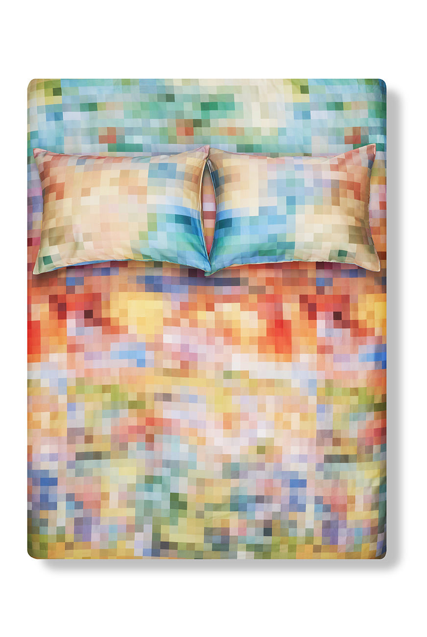 "Meadow Pixel" Artist Bedding Collection by Michele Rondelli