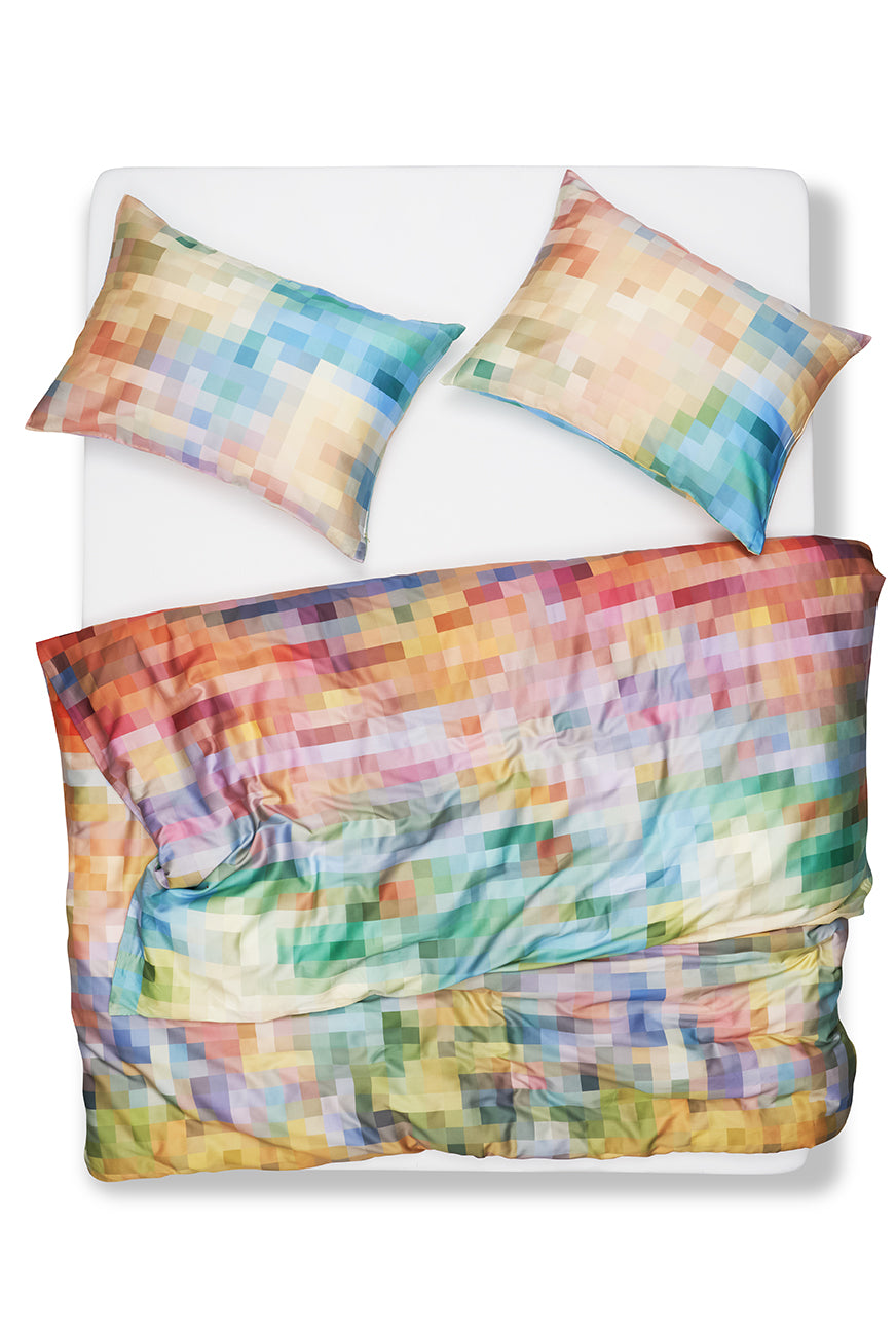 "Meadow Pixel" Artist Bedding Collection by Michele Rondelli