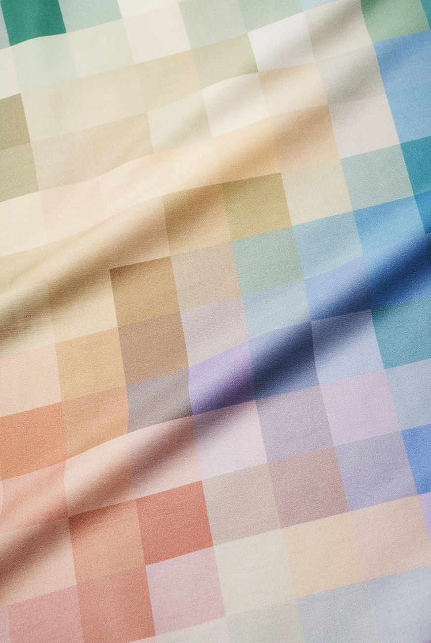 "Meadow Pixel" Artist Bedding Collection by Michele Rondelli