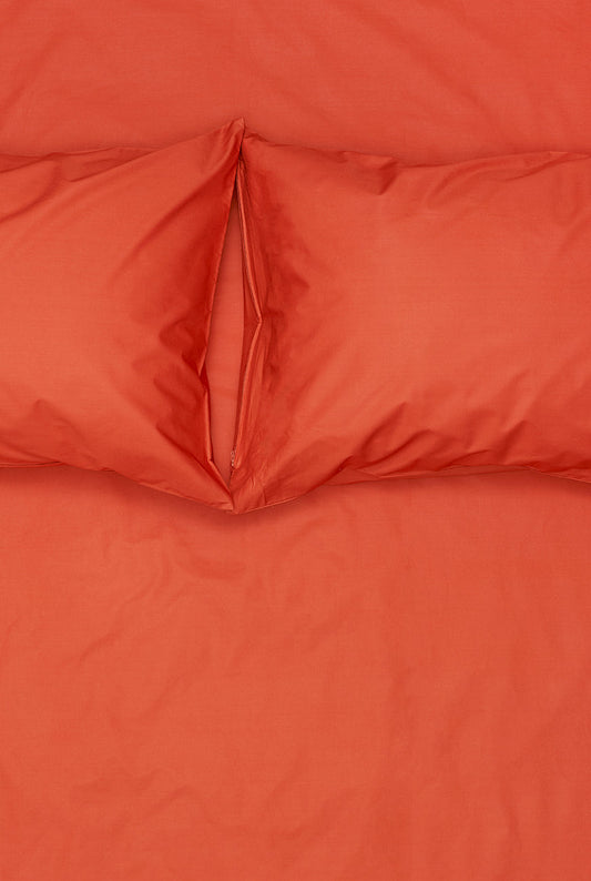 "Mecca Orange " Pima Cotton Percale Bedding