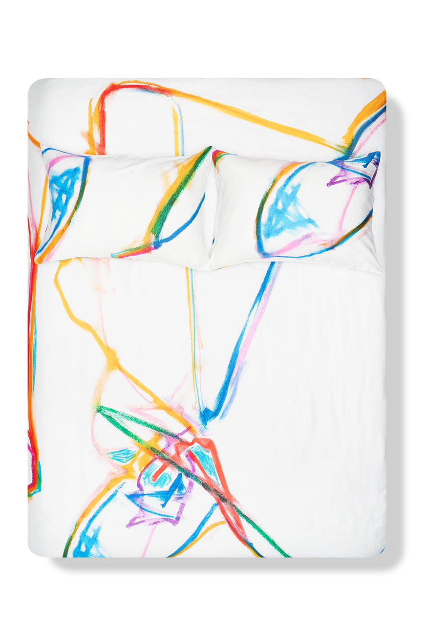 "Meridian" Artist Bedding Collection by Gregor Belibi Minya