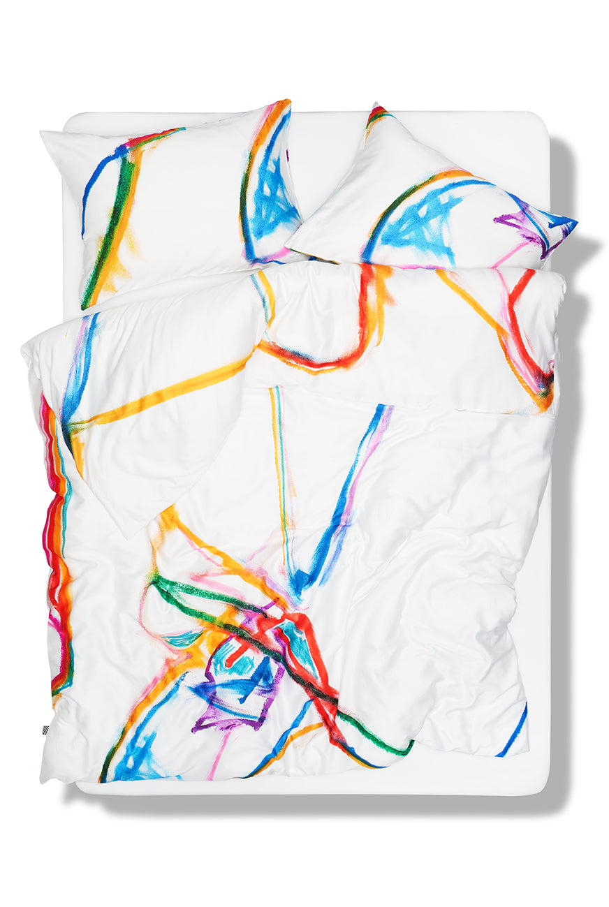"Meridian" Artist Bedding Collection by Gregor Belibi Minya