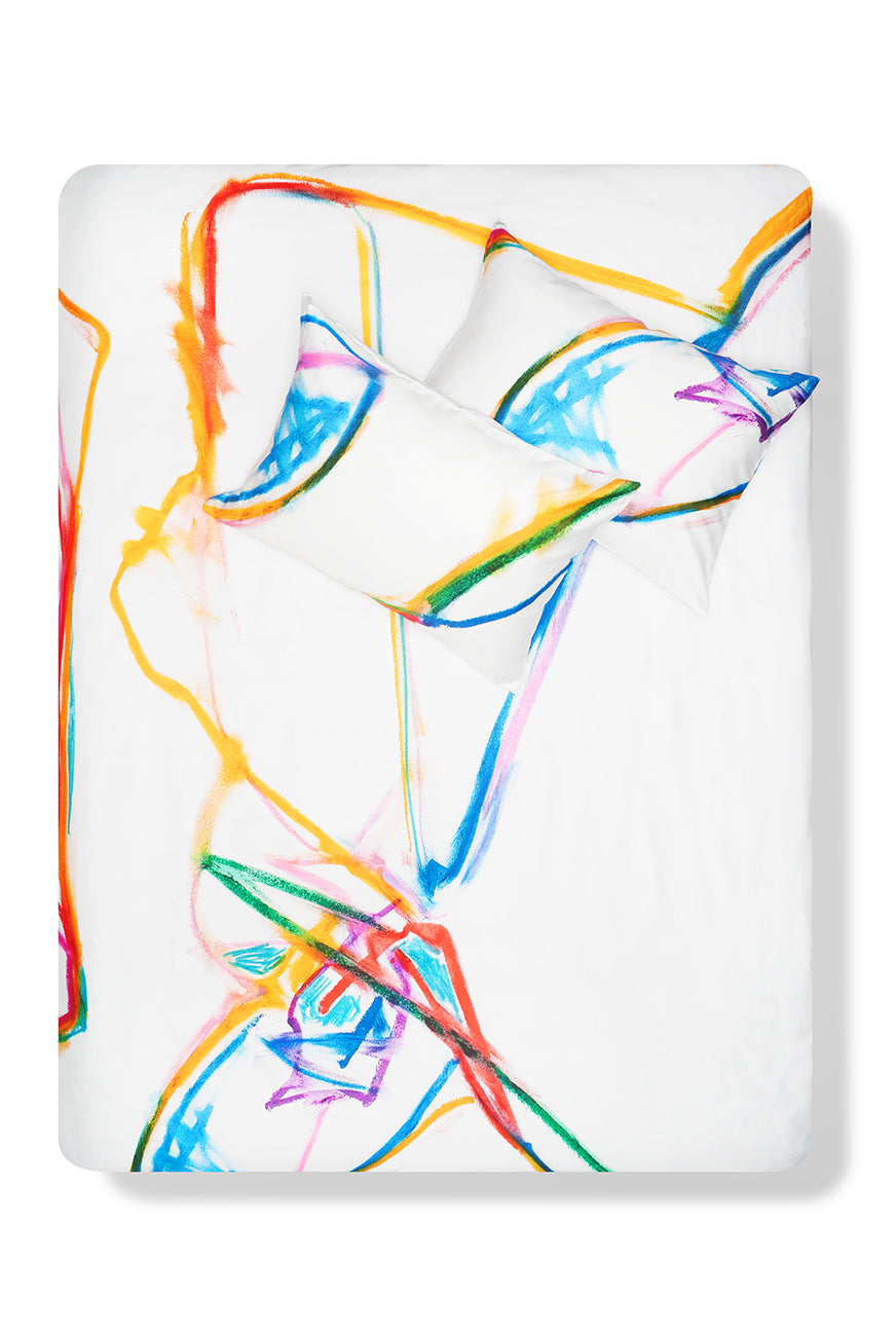 "Meridian" Artist Bedding Collection by Gregor Belibi Minya