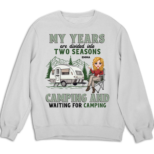 Years Of Camping - Personalized Custom Sweatshirt