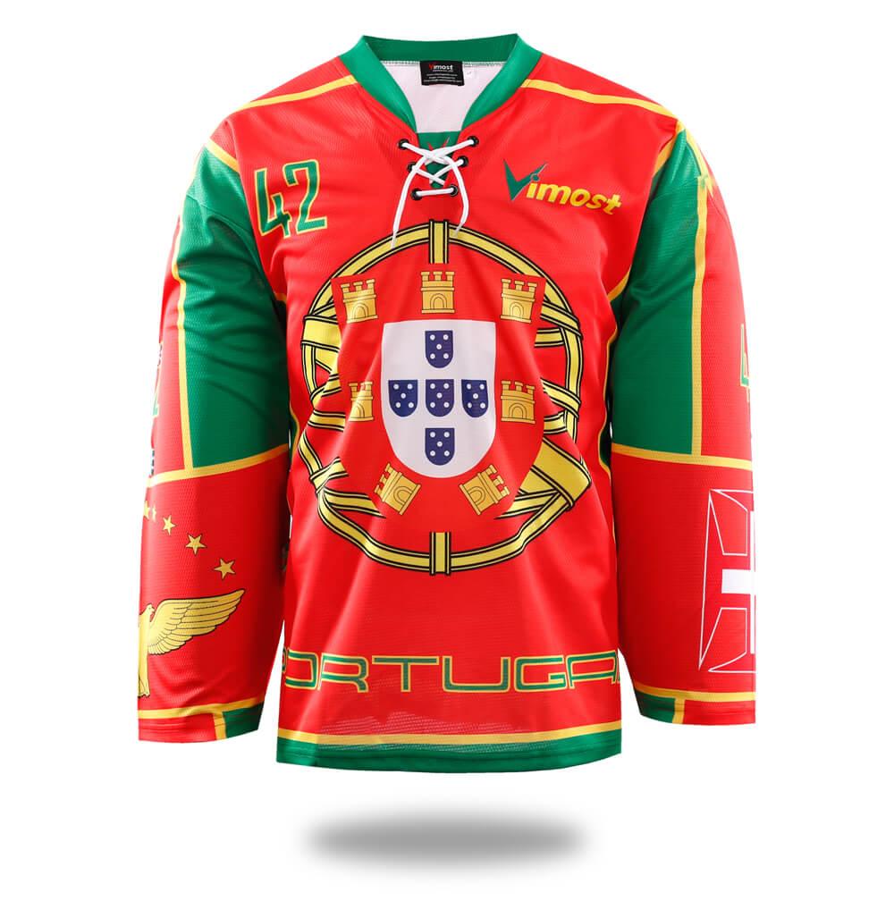 Wolf Design Ice Hockey Jersey with Tiger Snake Portugal Ireland - Animal Amity