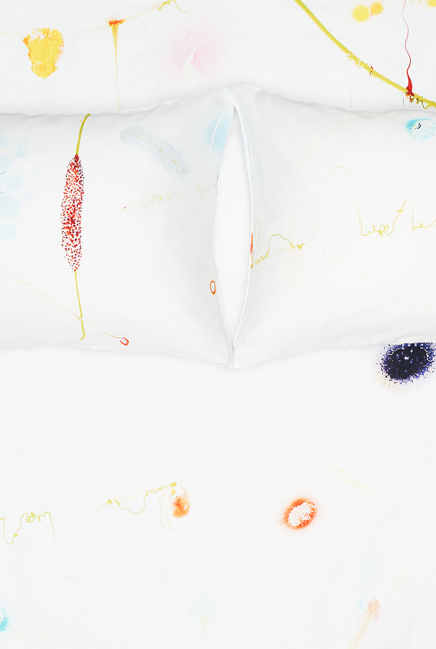 "Raingarden Equinox" Artist Bedding Collection by Thierry Feuz