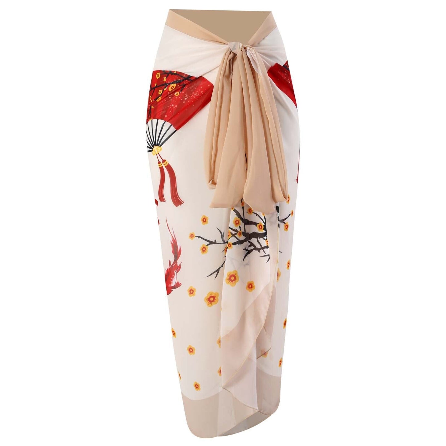 Woman Flamingo Print One Piece Swimsuit Bikini Swimwear