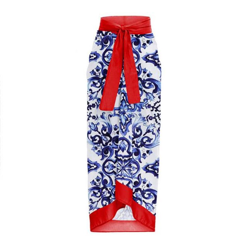 Woman Flamingo Print One Piece Swimsuit Bikini Swimwear