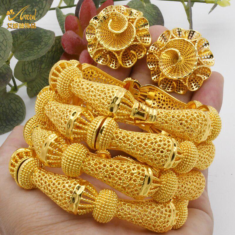Women Charm Gold Plated African Women Jewelry-Jewelry-Bennys Beauty World