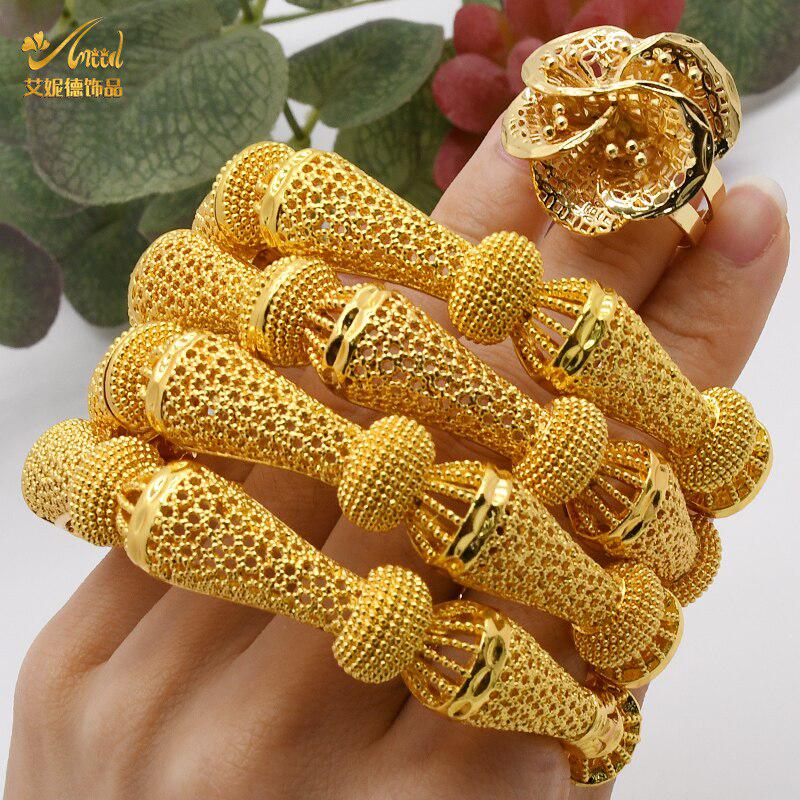 Women Charm Gold Plated African Women Jewelry-Jewelry-Bennys Beauty World