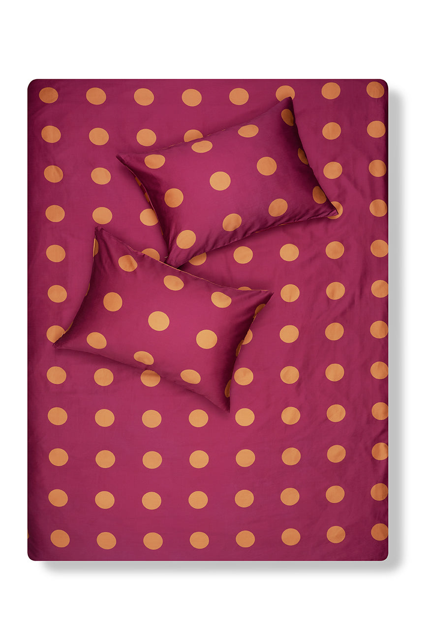 "Spot On Burnt Orange" Artist Bedding Collection by Michele Rondelli