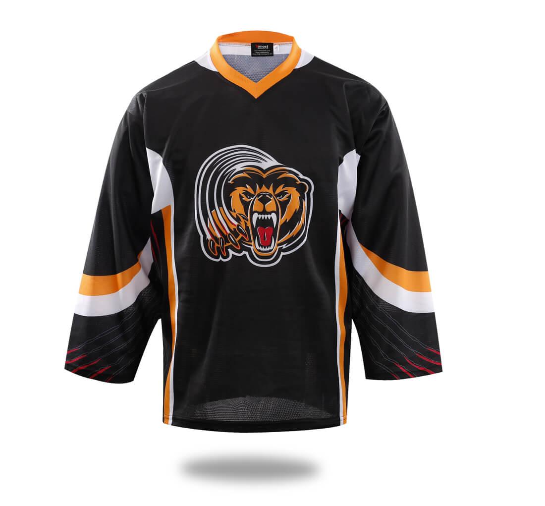 Wolf Design Ice Hockey Jersey with Tiger Snake Portugal Ireland - Animal Amity