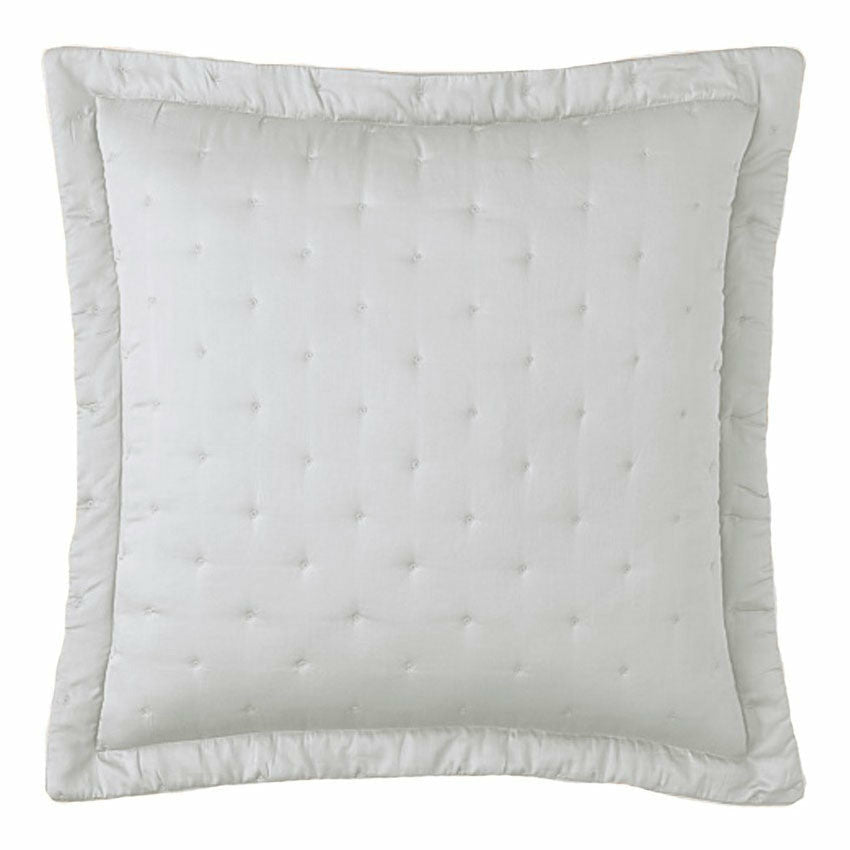 Yves Delorme Triomphe Quilted Bedding Sham Blanc Fine Linens