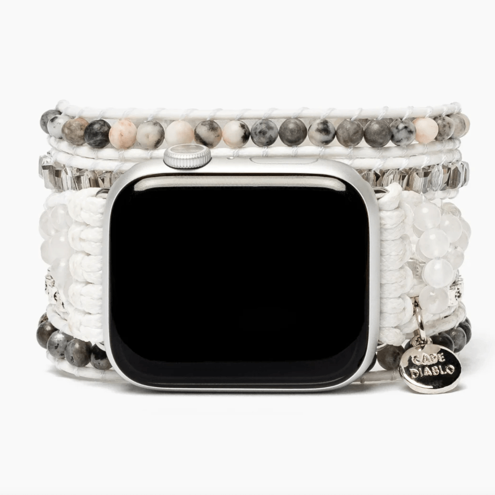 White Labradorite Apple Watch Strap