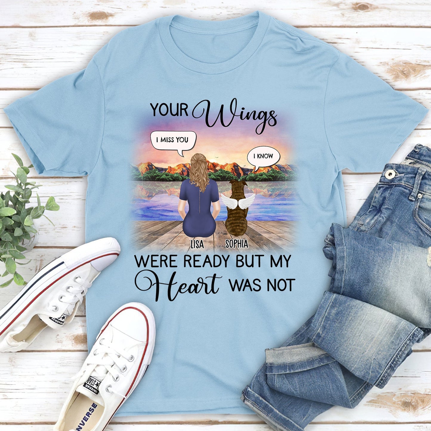 Your Wings Were Ready Speech - Personalized Custom Unisex T-shirt