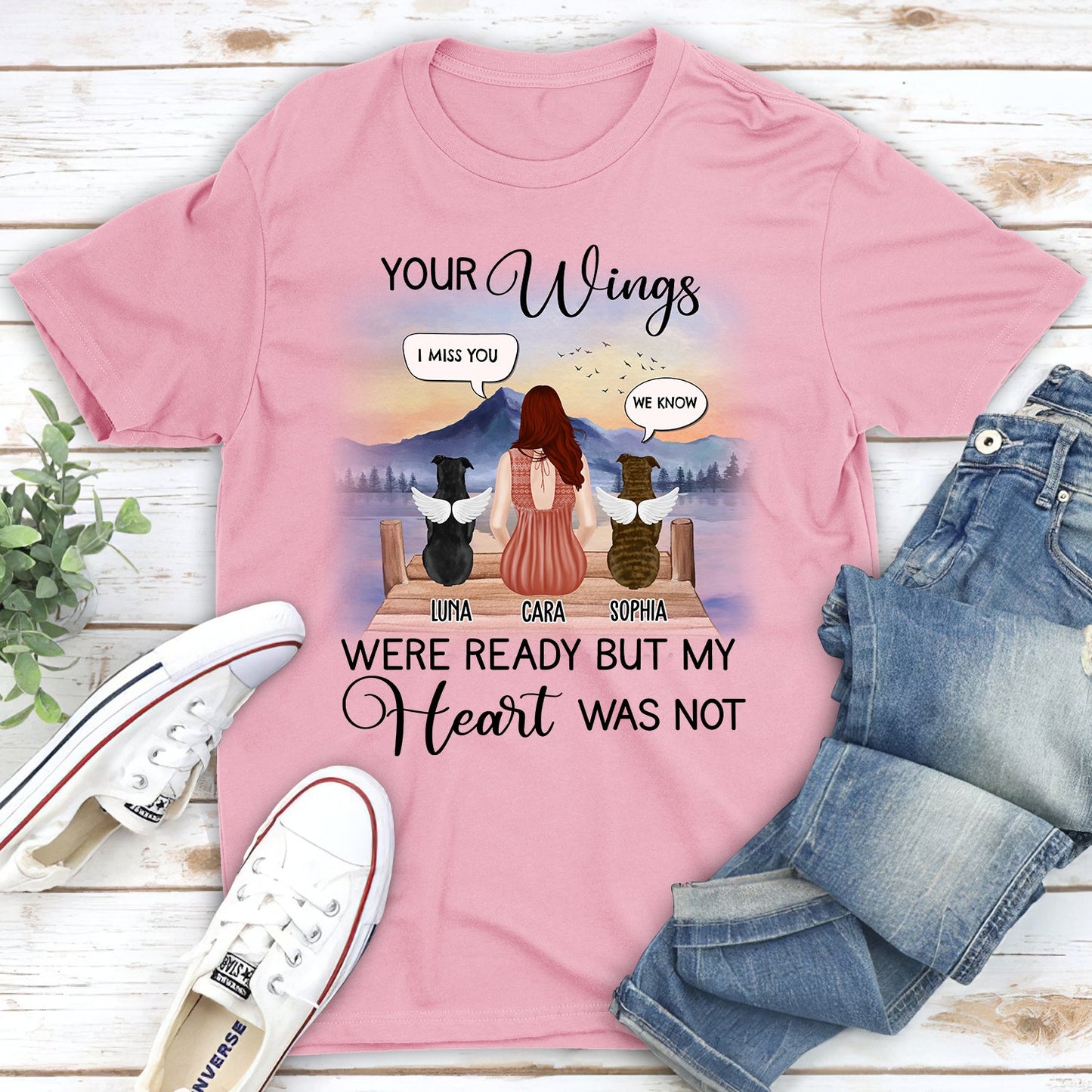 Your Wings Were Ready Speech - Personalized Custom Unisex T-shirt