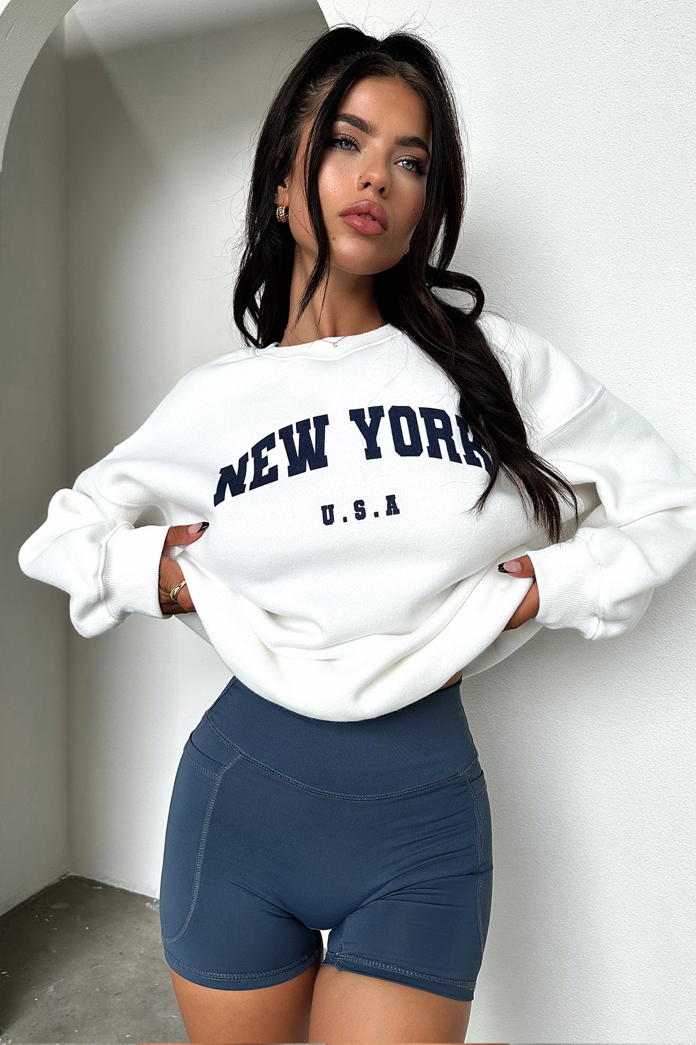 Zeke Bike Shorts - Steel Blue