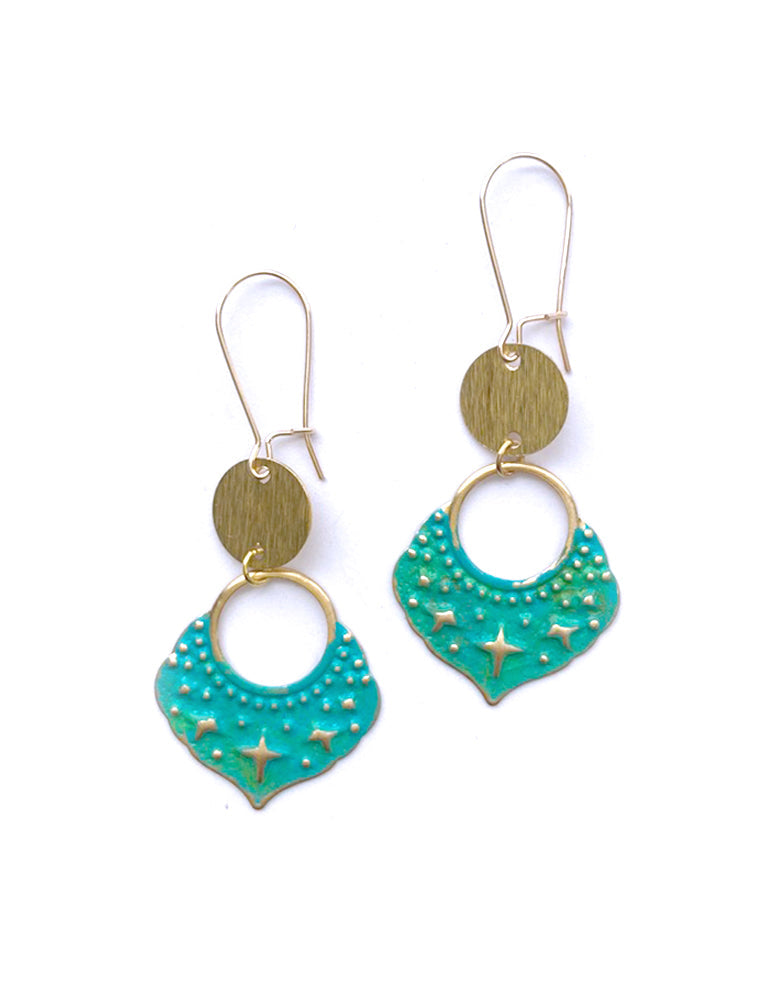 Turquoise Boho Earrings