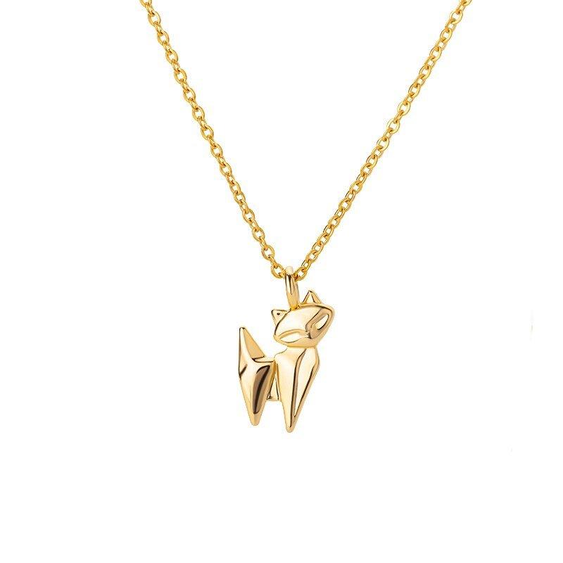 Vintage Fox Pendant Necklaces Party Jewelry Gift - Animal Amity