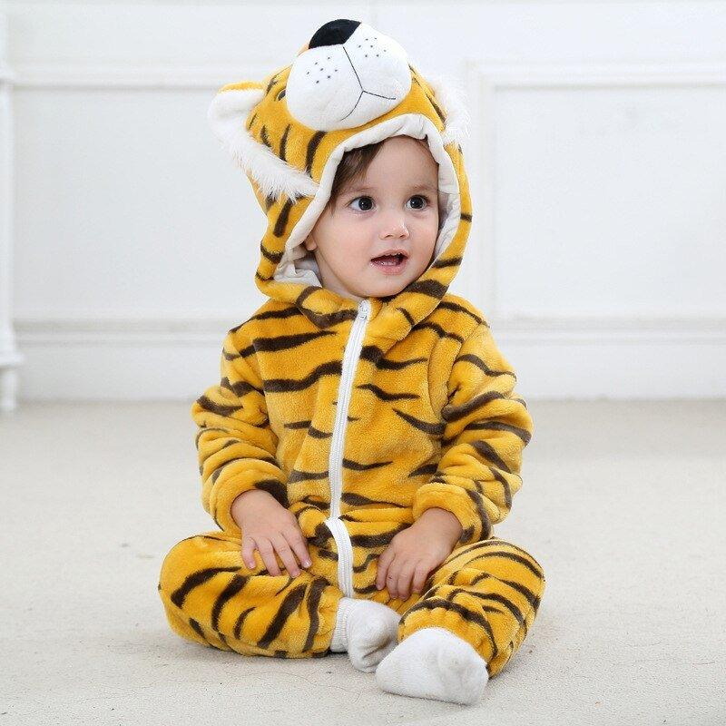 Winter Baby rompers fox Animal clothes jumpsuit pajamas - Animal Amity