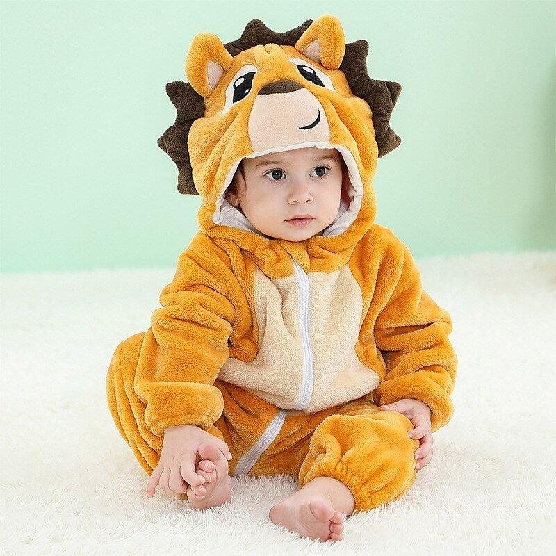 Winter Baby rompers fox Animal clothes jumpsuit pajamas - Animal Amity