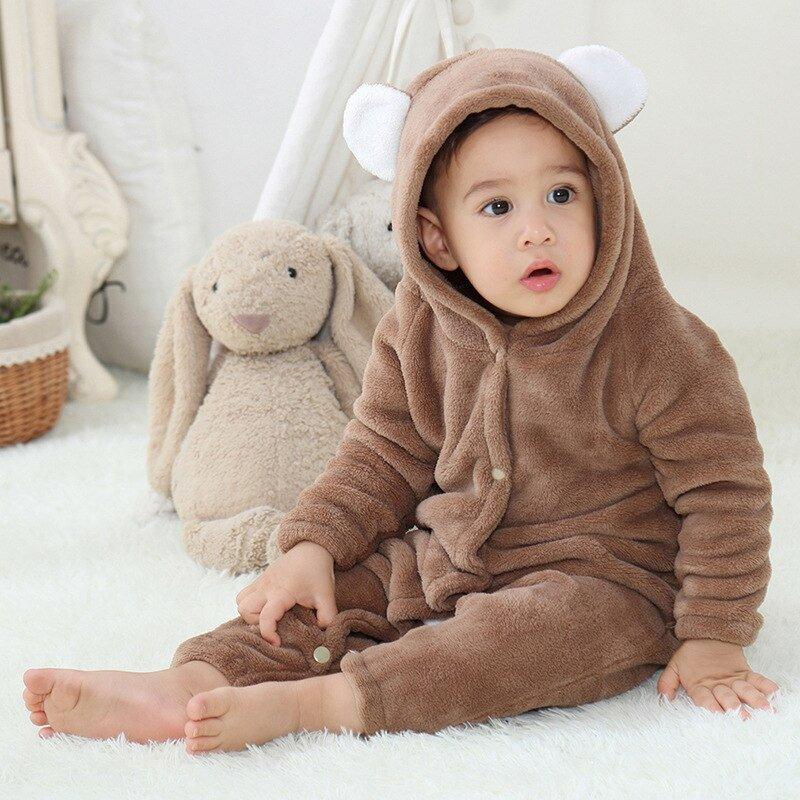 Winter Baby rompers fox Animal clothes jumpsuit pajamas - Animal Amity