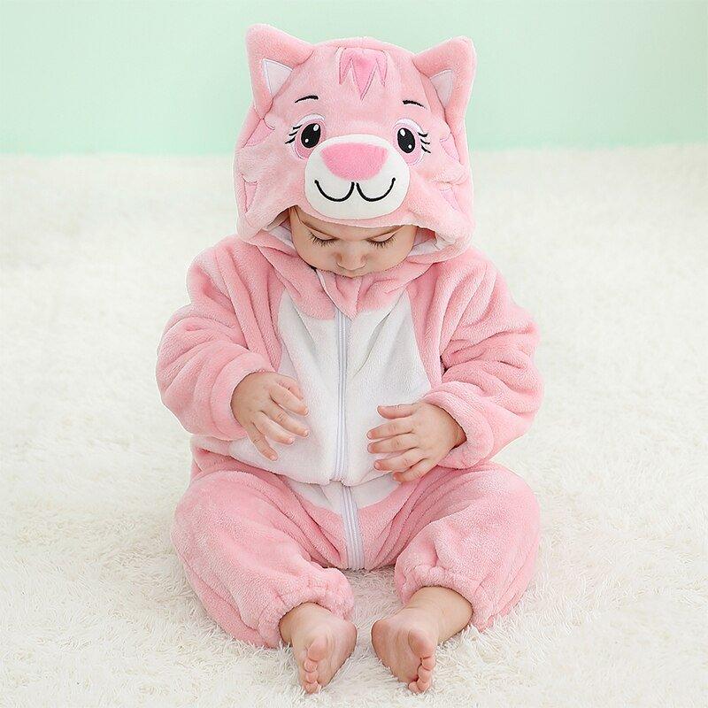 Winter Baby rompers fox Animal clothes jumpsuit pajamas - Animal Amity