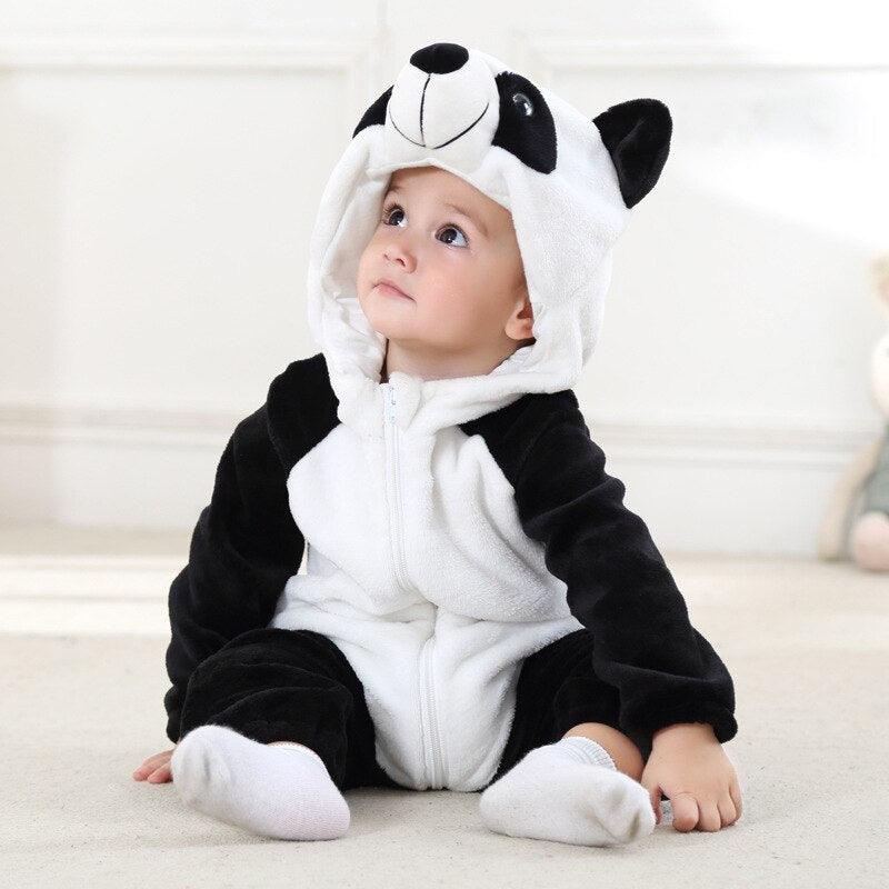 Winter Baby rompers fox Animal clothes jumpsuit pajamas - Animal Amity