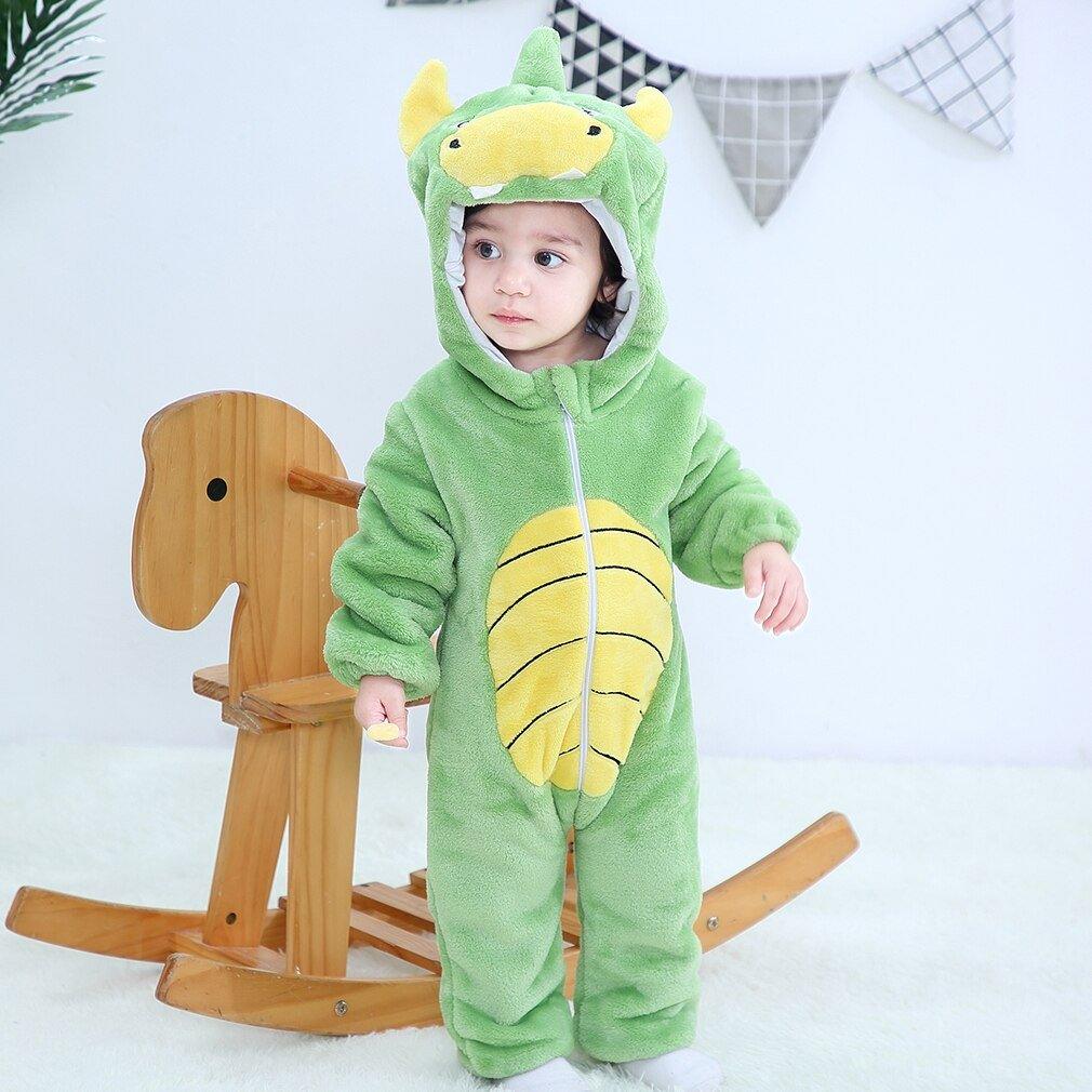 Winter Baby rompers fox Animal clothes jumpsuit pajamas - Animal Amity