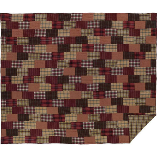 Wyatt Quilt Luxury King Quilt- Primitive Star Quilt Shop