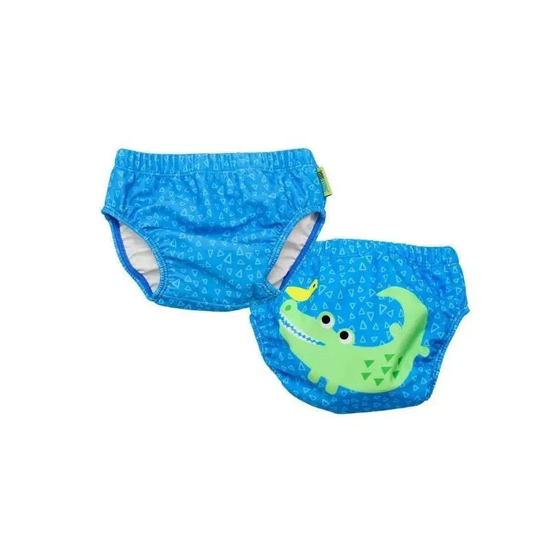 Zoocchini - Baby Knit Swim Diaper 2Pk Set, Aidan The Alligator