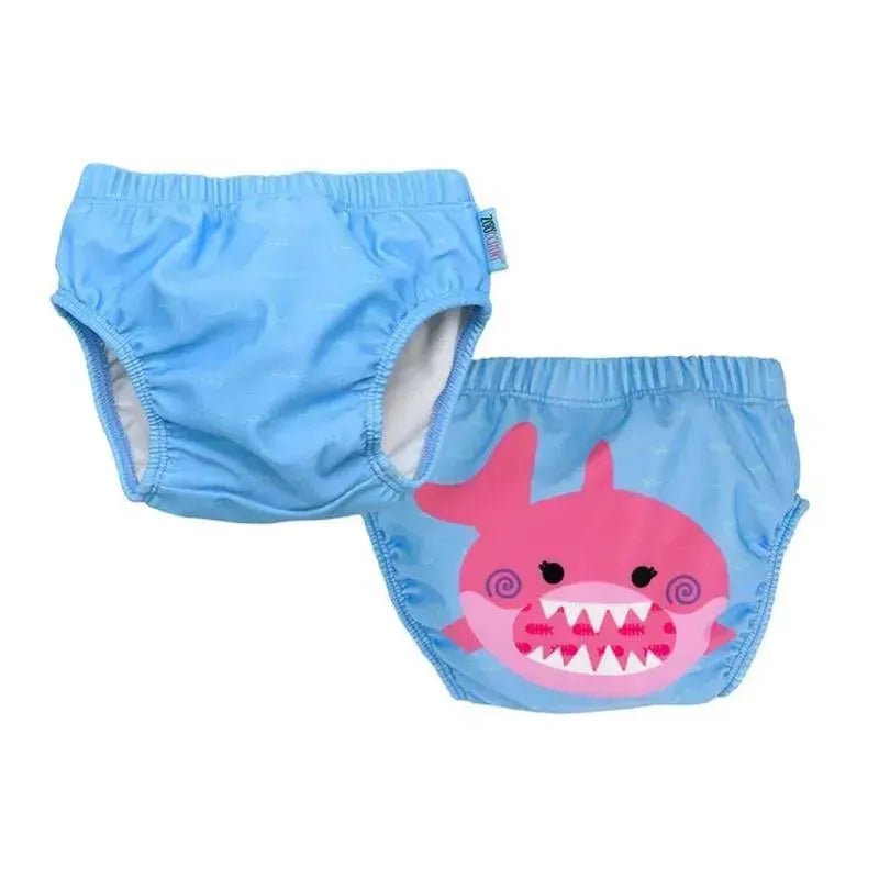 Zoocchini - Baby Knit Swim Diaper 2Pk Set, Sophie The Shark