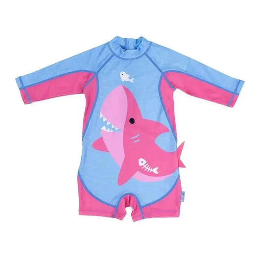Zoocchini - Baby One Piece Surf Suit, Sophie the Shark